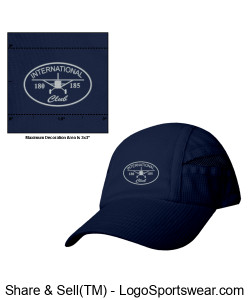 CAP - "NO BUTTON" CAP - Navy Design Zoom